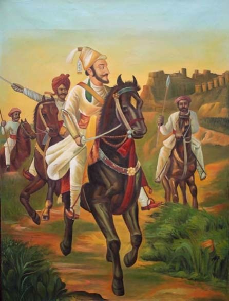 Decorative Shivaji Painting