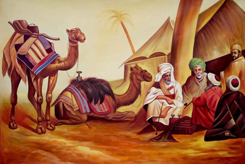 Decorative Desert Painting