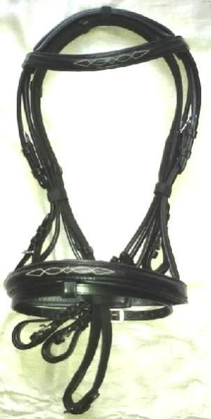 SBDS1 Diamond Stitch Noseband English Horse Bridle