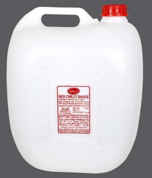Red Chilly Sauce (20 Kg Food Grade HDPE CAN)