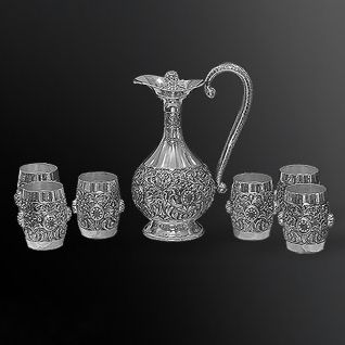 Silver Surahi Set