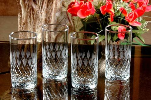 Daisy Drinking Glass