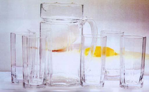 Octagon Glass Lemon Set