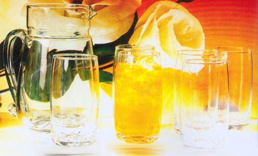 Sylvana Glass Lemon Set