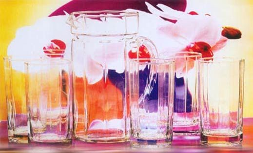 Victoria Glass Lemon Set