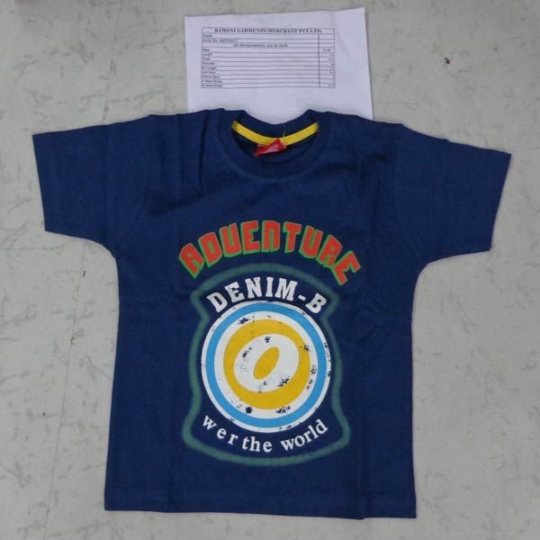 Boys Round Neck T Shirt