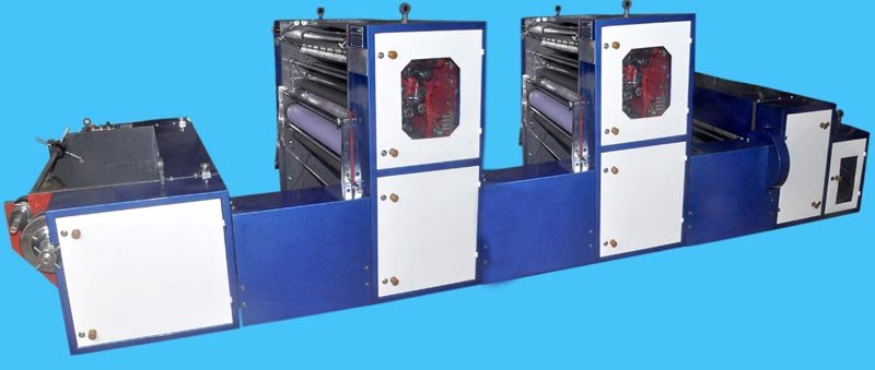Double Color Roll to Roll Printing Machine