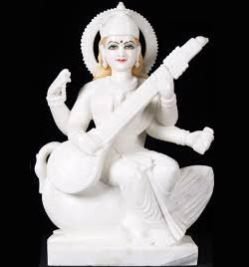 Marble Saraswati Maa Statues