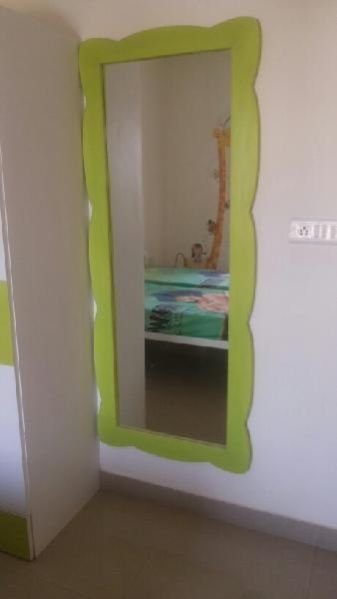 Wooden Wall Mirror 01