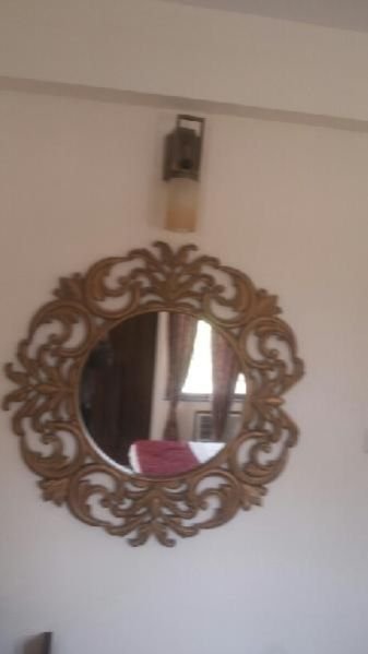 Wooden Wall Mirror 02