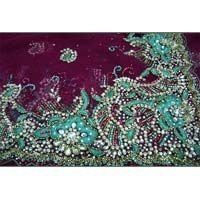 Embroidered Net Saree (CAZ2169SLRTY)