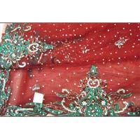 Embroidered Net Saree (CBU2154VOSPTY)