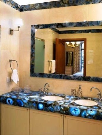 Blue Agate Slab 01