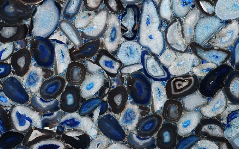 Blue Agate Slab 04