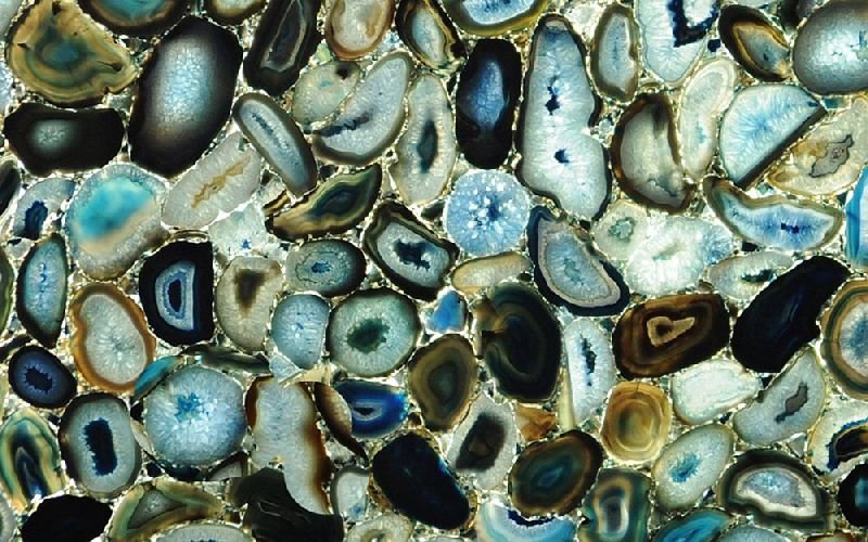 Blue Agate Slab 05