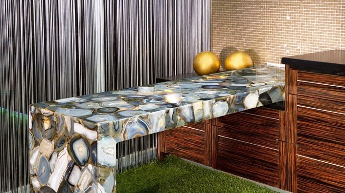 Brown Agate Slab 06