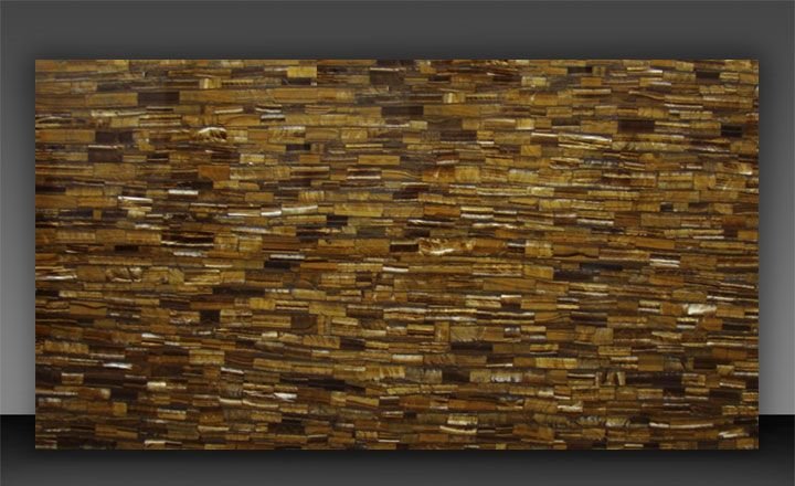 Gold Tiger Eye Semi Precious Slab 02