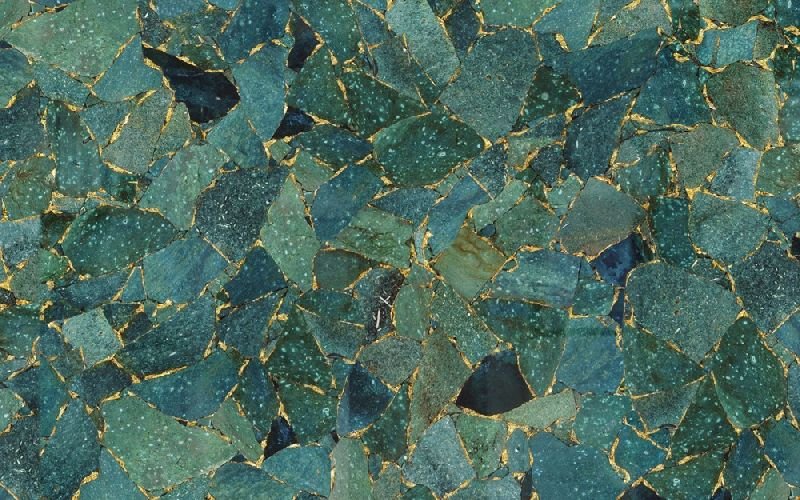 Green Jasper Semi Precious Slab 04