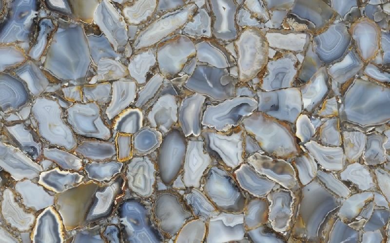 Grey Agate Slab 03