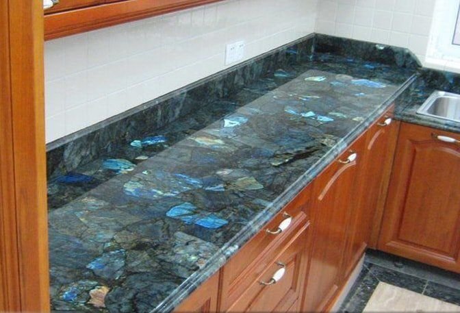 Labradorite Semi Precious Slab 01