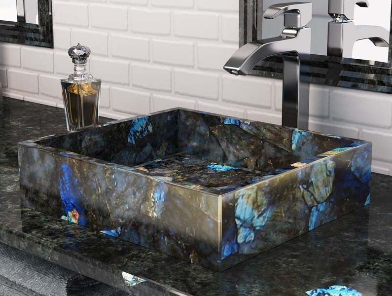 Labradorite Semi Precious Slab 04