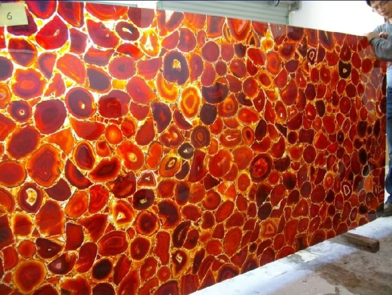 Red Agate Slab 04