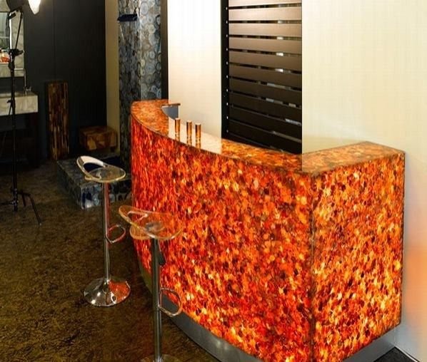 Red Carnelian Gemstone Slab 01