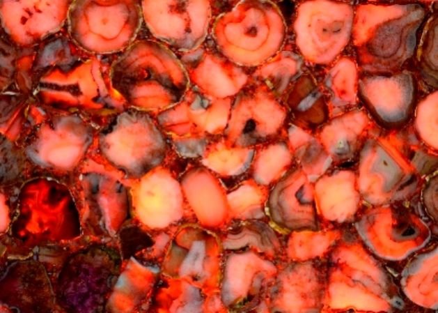 Red Carnelian Gemstone Slab 02