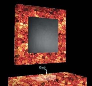 Red Carnelian Gemstone Slab 06