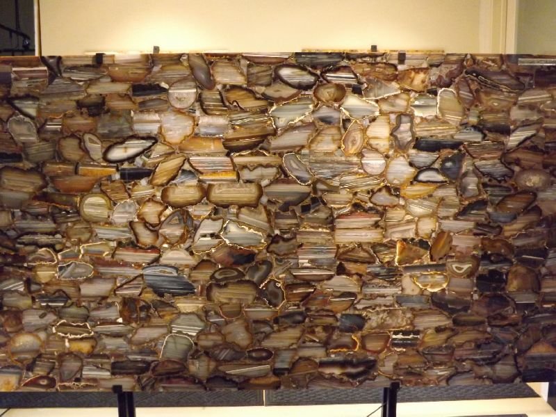 Straight Line Agate Slab 02