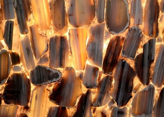 Straight Line Agate Slab 03