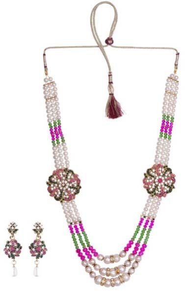 Multi Line Necklace Set 03