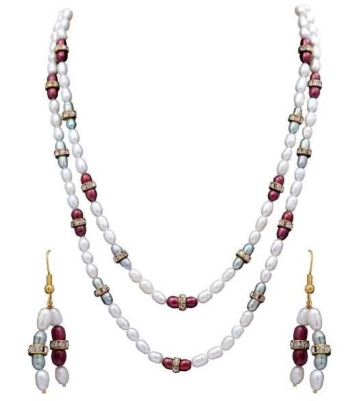 Multi Line Necklace Set 04