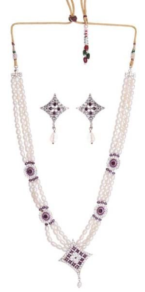 Multi Line Necklace Set 05