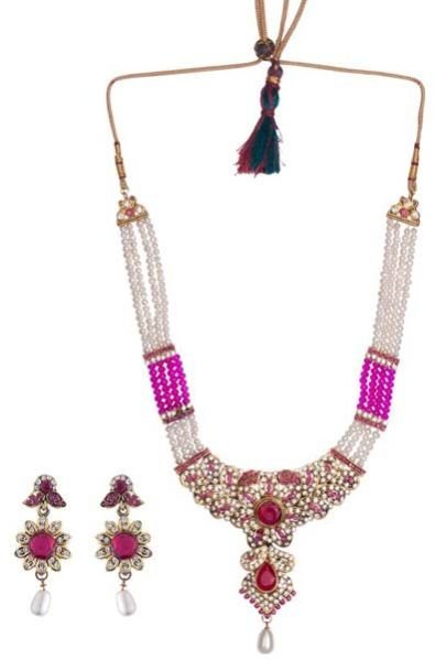Multi Line Necklace Set 08