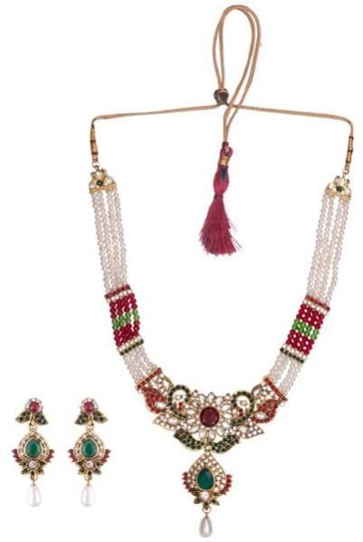 Multi Line Necklace Set 16
