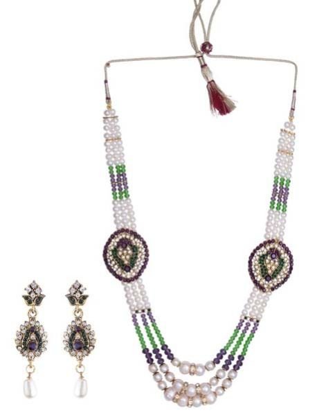 Multi Line Necklace Set 23