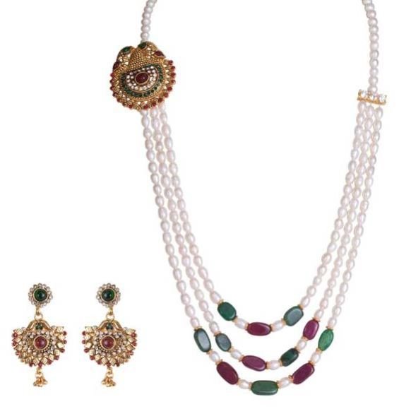 Multi Line Necklace Set 27