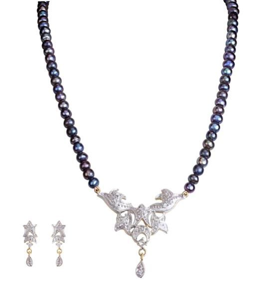 Pearl Mangalsutra Set 01