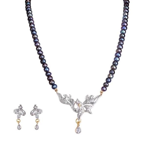 Pearl Mangalsutra Set 05