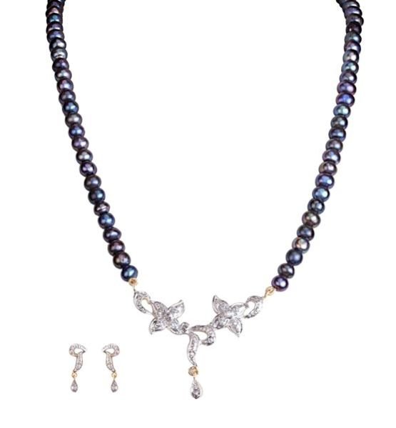 Pearl Mangalsutra Set 07