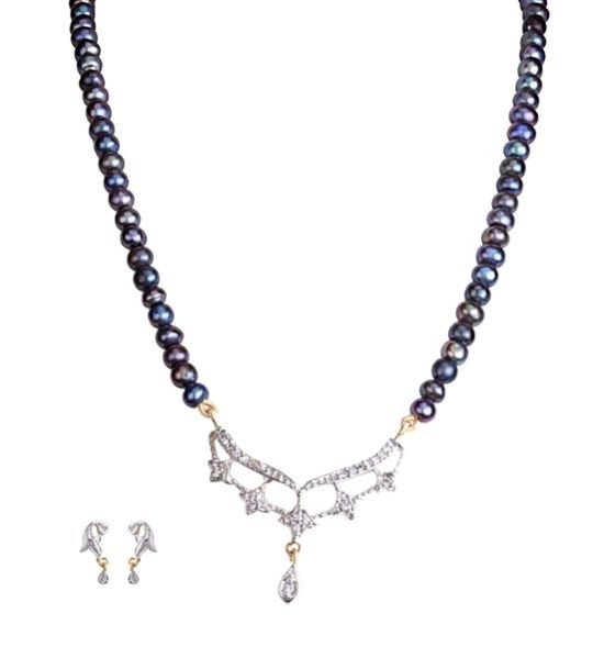 Pearl Mangalsutra Set 08