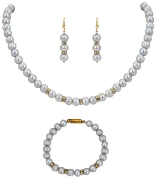 Pearl Necklace Set 02