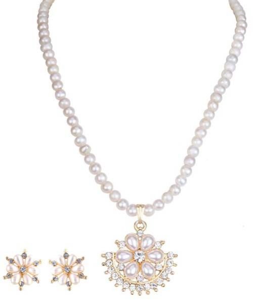 Pearl Pendant Set 08