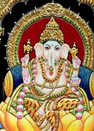 Tanjore Paintings of Ganesha
