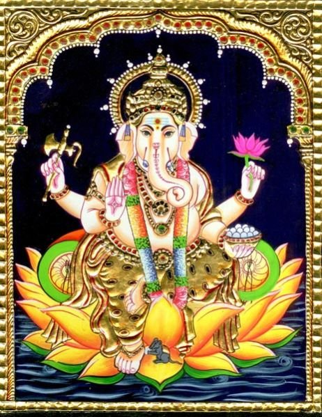 Tanjore Paintings of Ganesha
