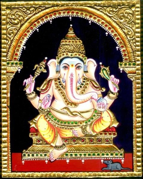 Tanjore Paintings of Ganesha