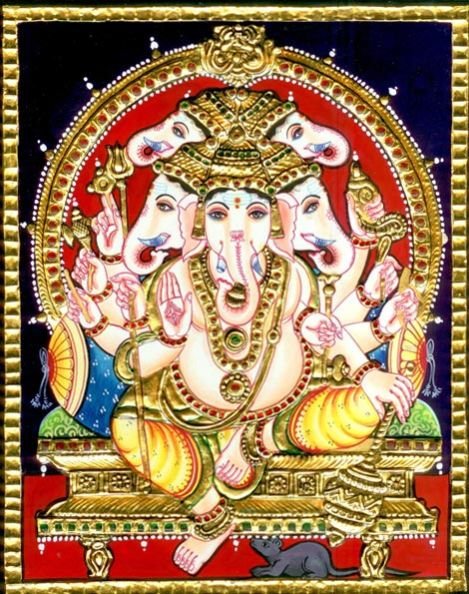 Tanjore Paintings of Ganesha