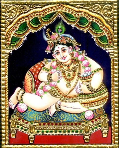 Tanjore Paintings of Krishna