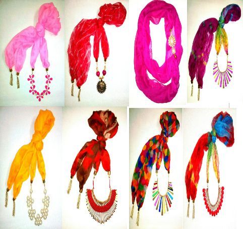 Ladies Jewellery Scarve 01